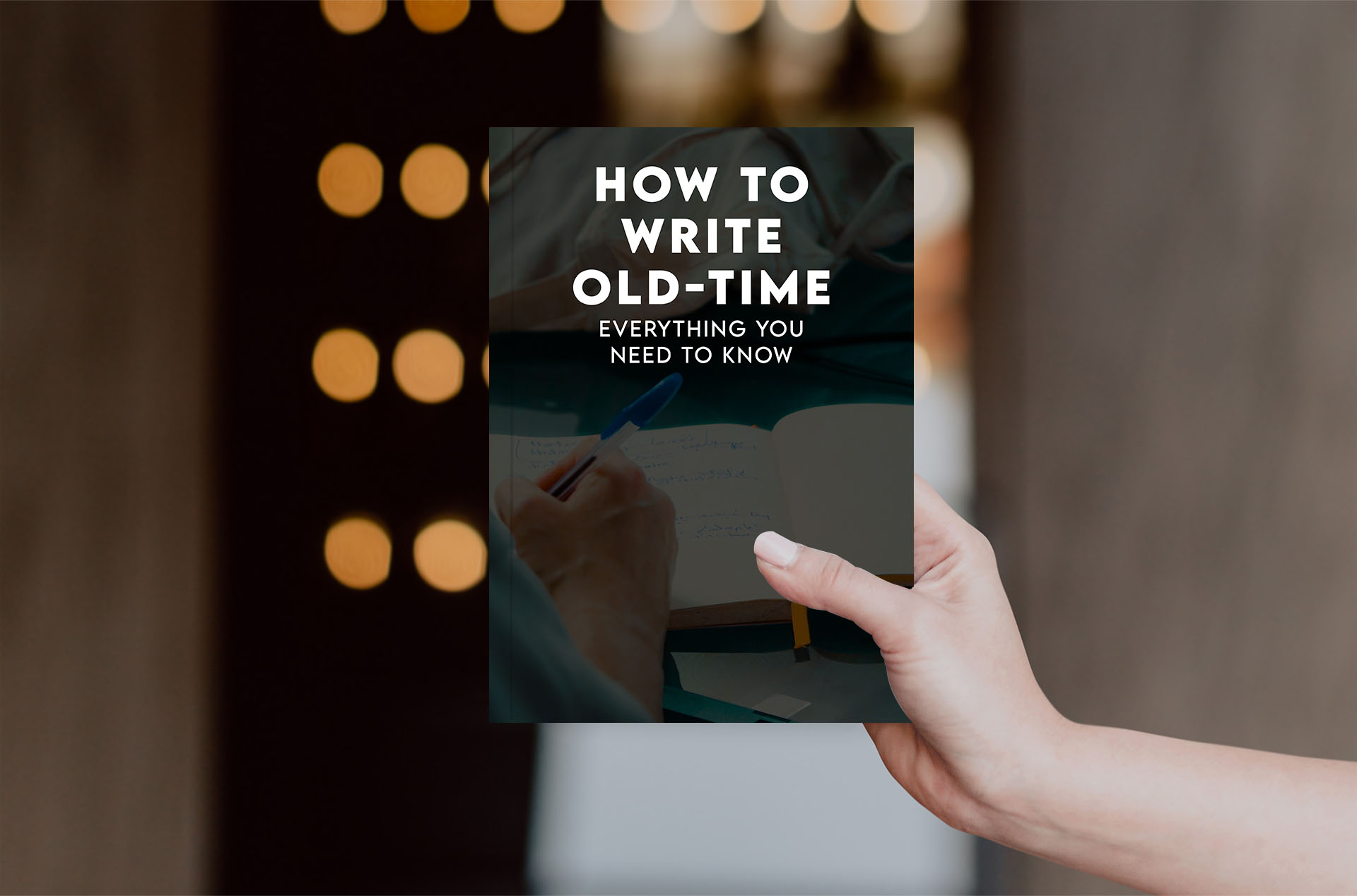 How to Write Old Time Songs How to Write Old Time Songs