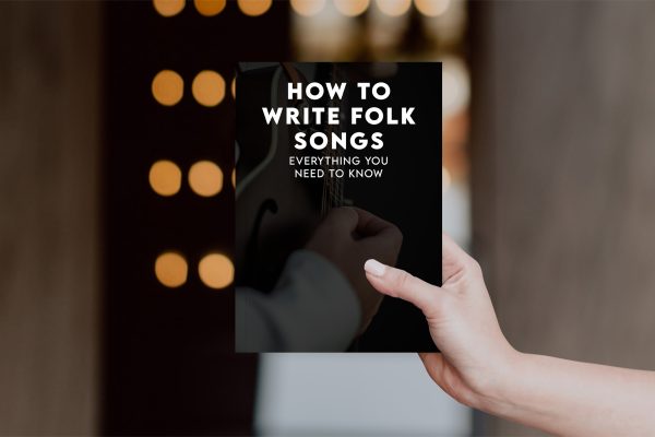 la how to write folk songs mockup