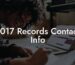 1017 Records Contact Info