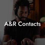 A&R Contacts