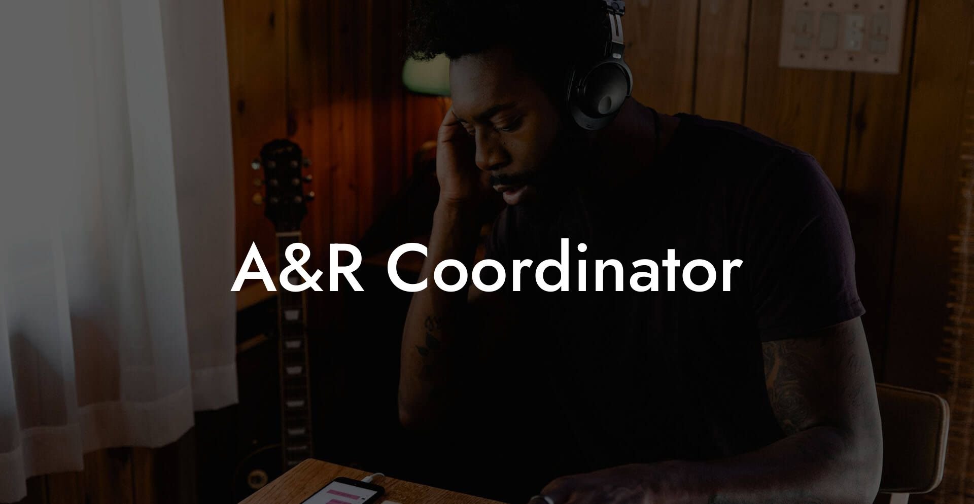 A&R Coordinator