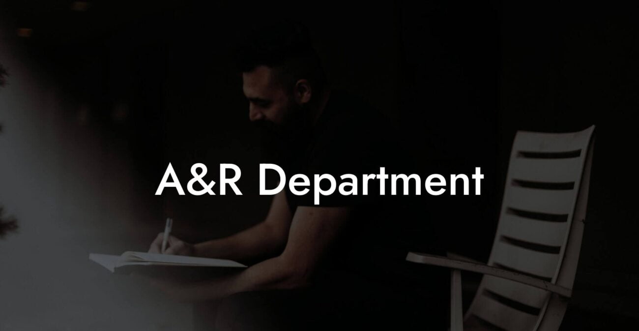 A&R Department