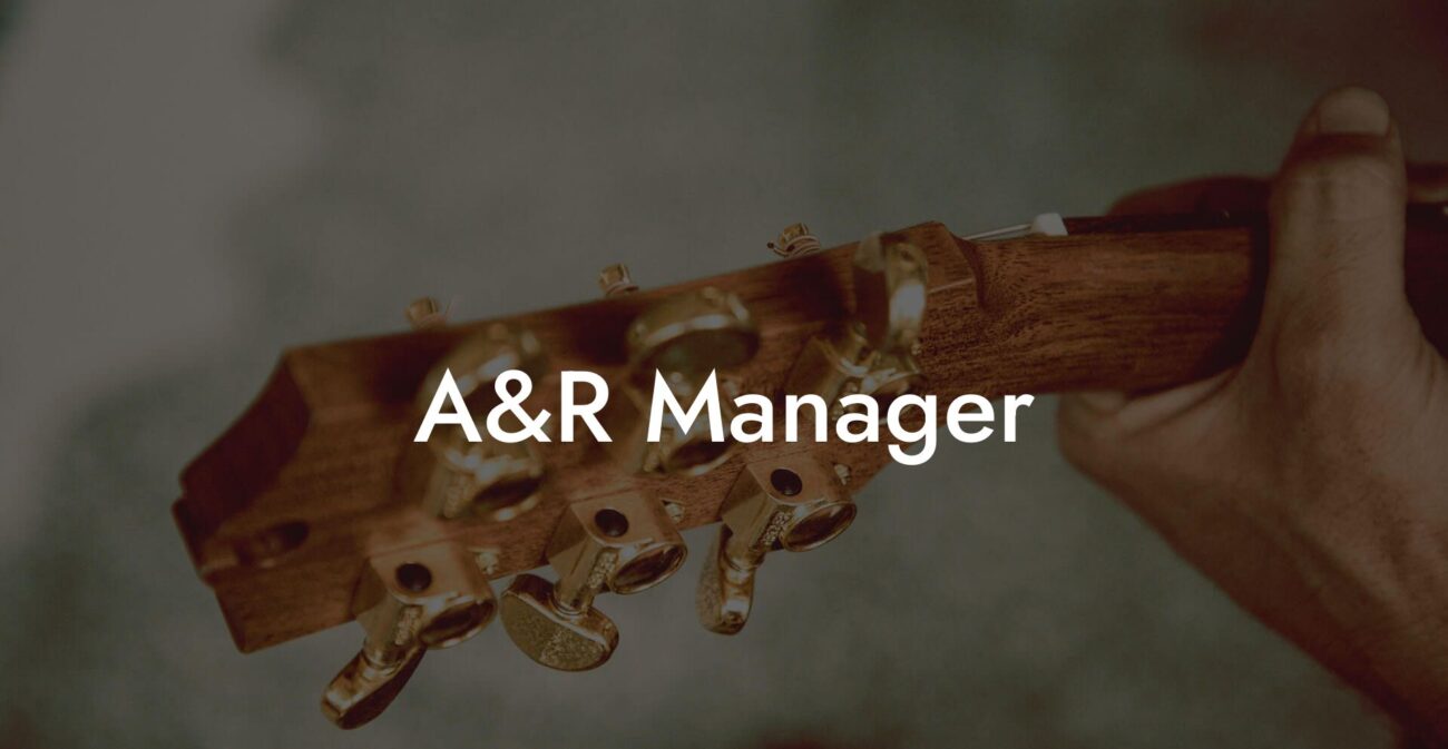 A&R Manager