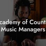 Academy of Country Music Managers