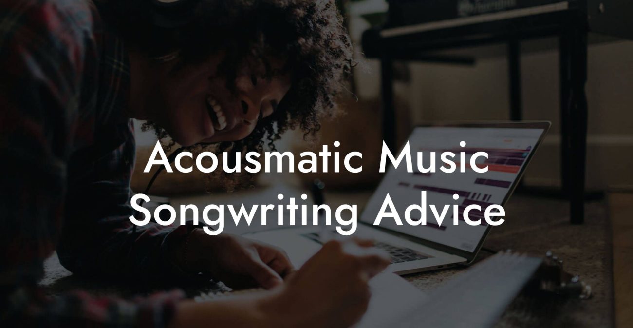 Acousmatic Music Songwriting Advice