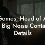 Al Gomes, Head of A&R at Big Noise Contact Details