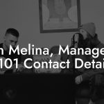 Alan Melina, Manager at 2101 Contact Details