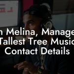 Alan Melina, Manager at Tallest Tree Music Contact Details