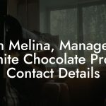 Alan Melina, Manager at White Chocolate Prod. Contact Details