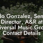 Aldo Gonzalez, Senior Director, A&R at Universal Music Group Contact Details