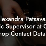 Alexandra Patsavas, Music Supervisor at Chop Shop Contact Details