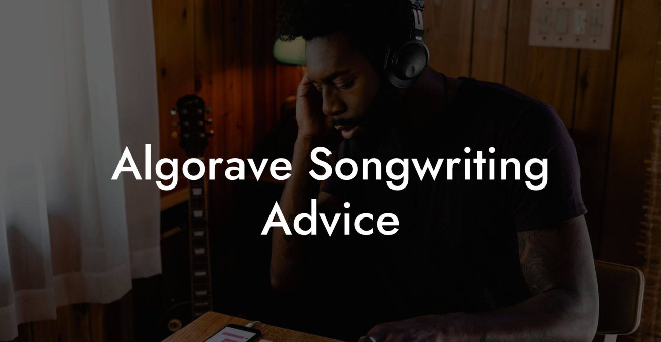 Algorave Songwriting Advice