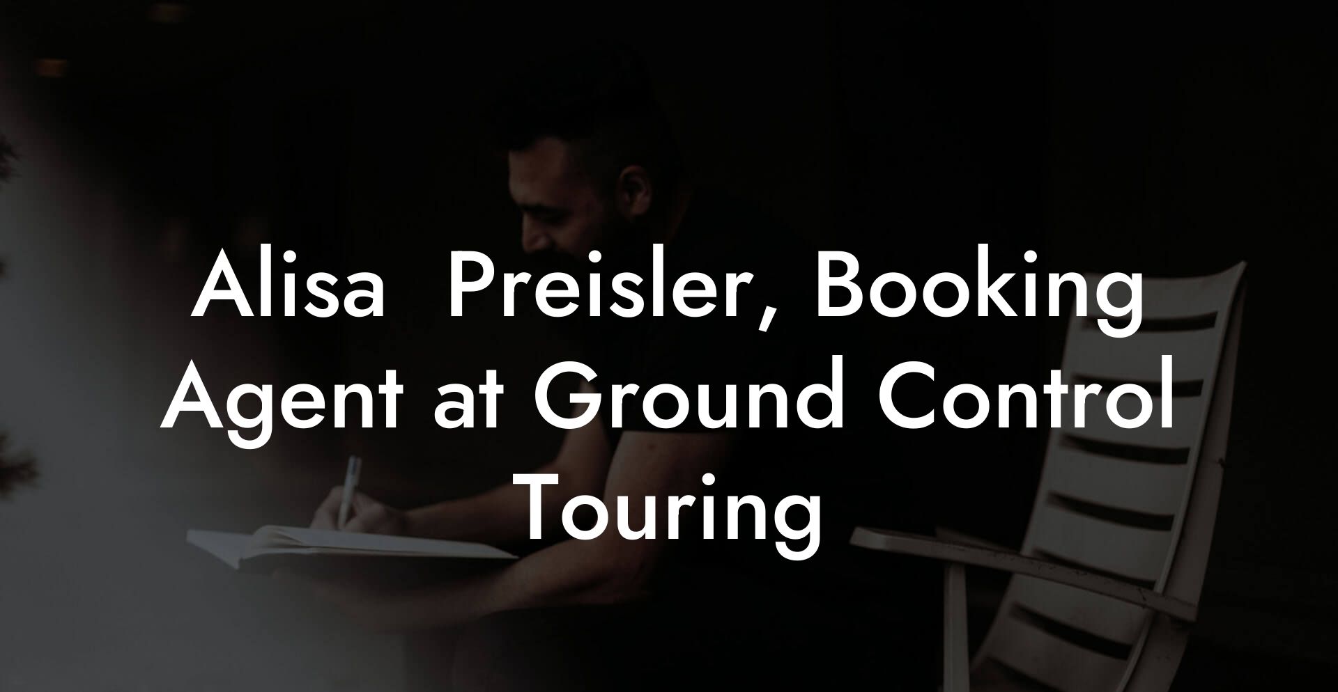 Alisa  Preisler, Booking Agent at Ground Control Touring