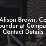Alison Brown, Co Founder at Compass Contact Details