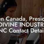 Allen Canada, President at DIVINE INDUSTRIES INC Contact Details