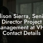 Allison Sierra, Senior Director Project Management at VH1 Contact Details