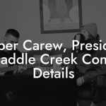 Amber Carew, President at Saddle Creek Contact Details