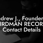 Andrew J., Founder at THIRDMAN RECORDS Contact Details