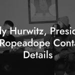 Andy Hurwitz, President at Ropeadope Contact Details