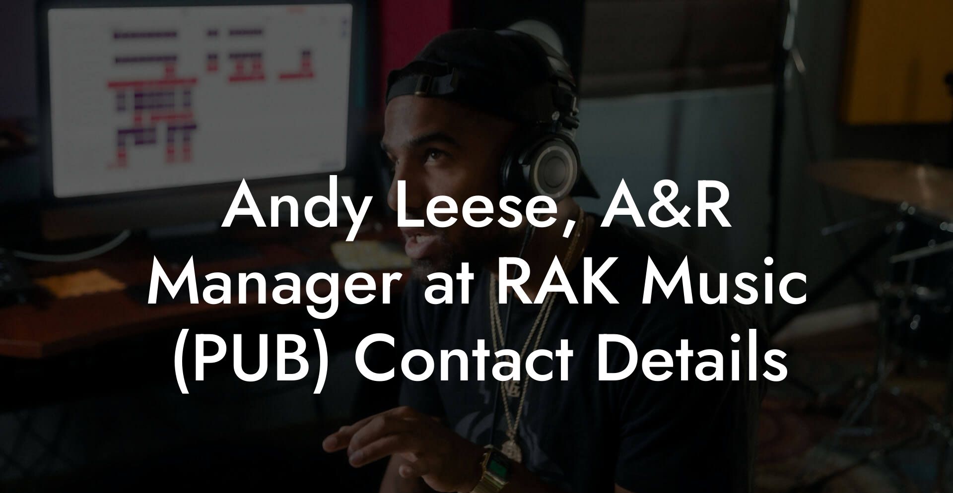 Andy Leese, A&R Manager at RAK Music (PUB) Contact Details