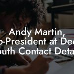 Andy Martin, Co-President at Deep South Contact Details