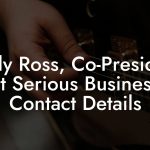 Andy Ross, Co-President at Serious Business Contact Details
