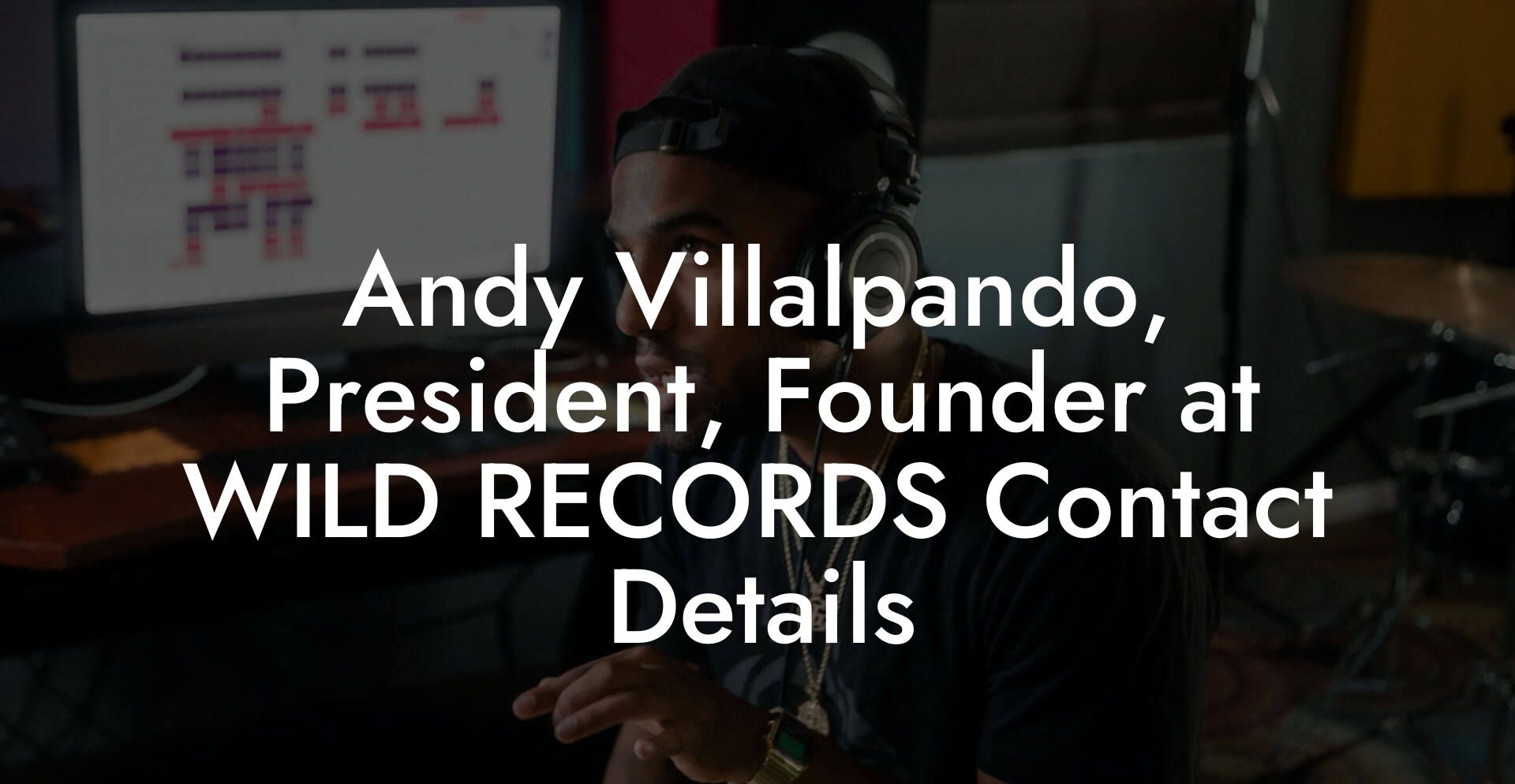 Andy Villalpando, President, Founder at WILD RECORDS Contact Details