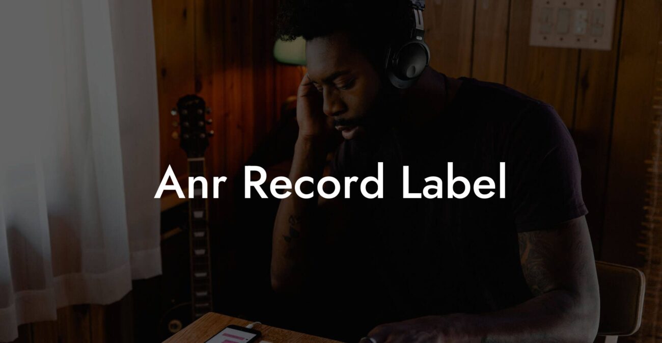 Anr Record Label