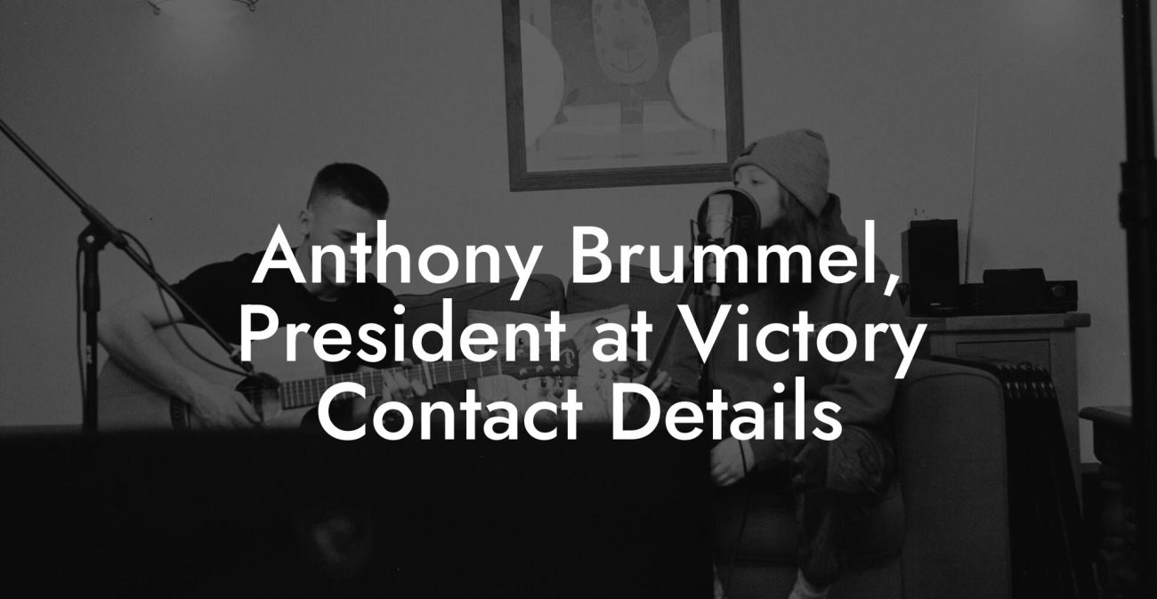 Anthony Brummel, President at Victory Contact Details