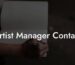 Artist Manager Contact