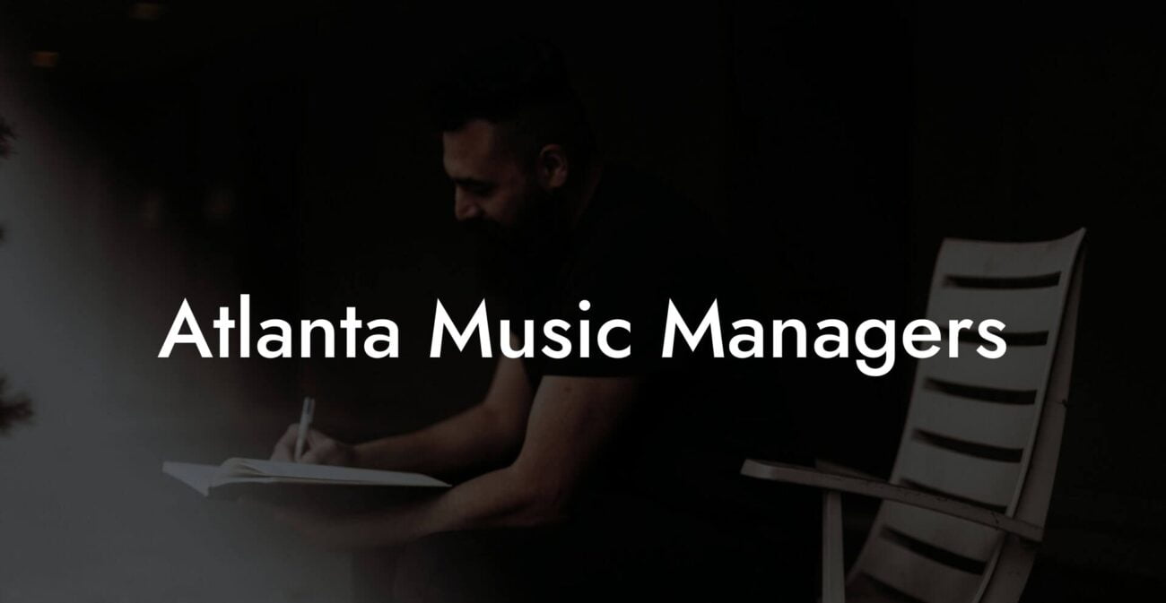 Atlanta Music Managers