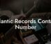 Atlantic Records Contact Number