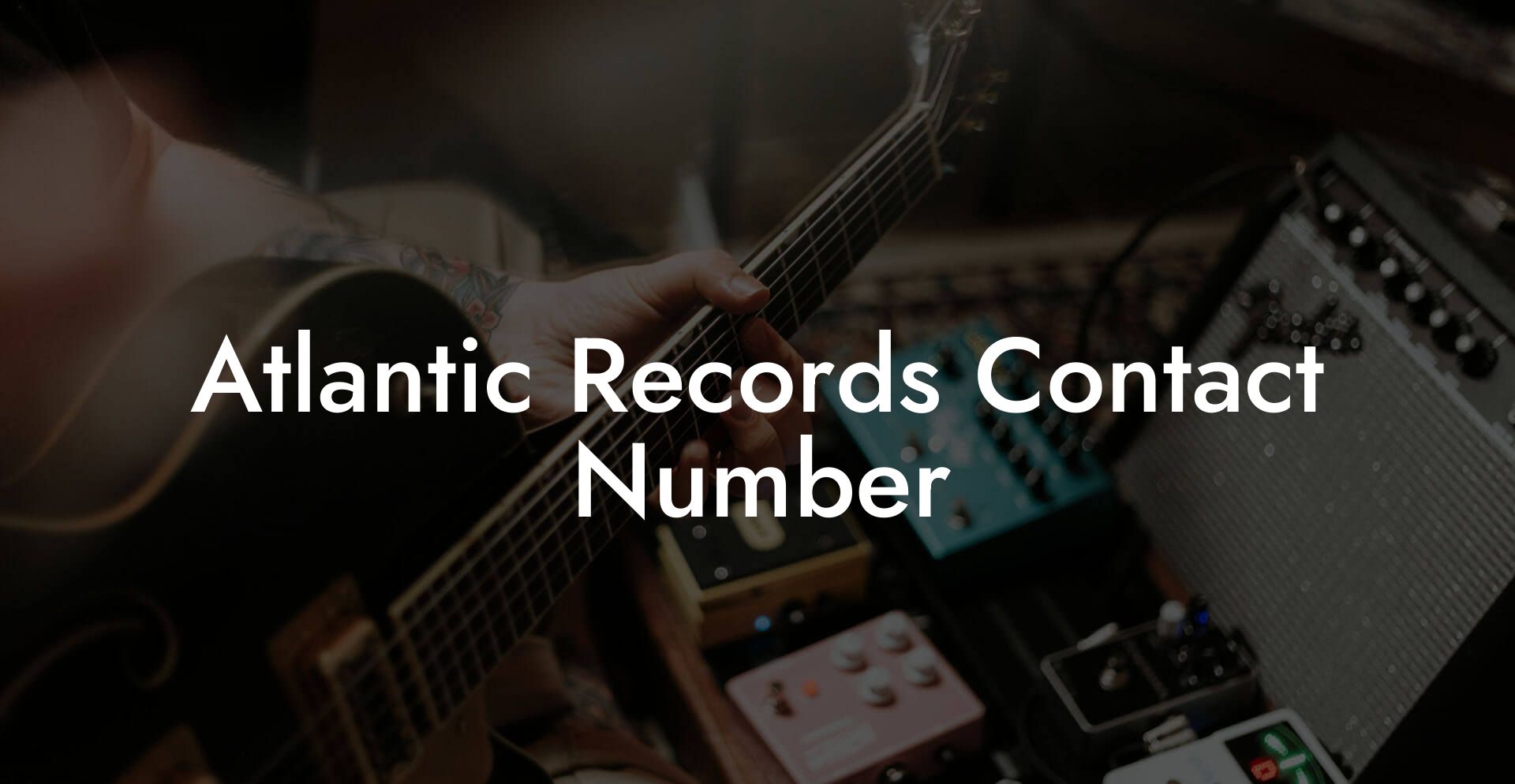 Atlantic Records Contact Number