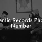 Atlantic Records Phone Number