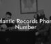 Atlantic Records Phone Number