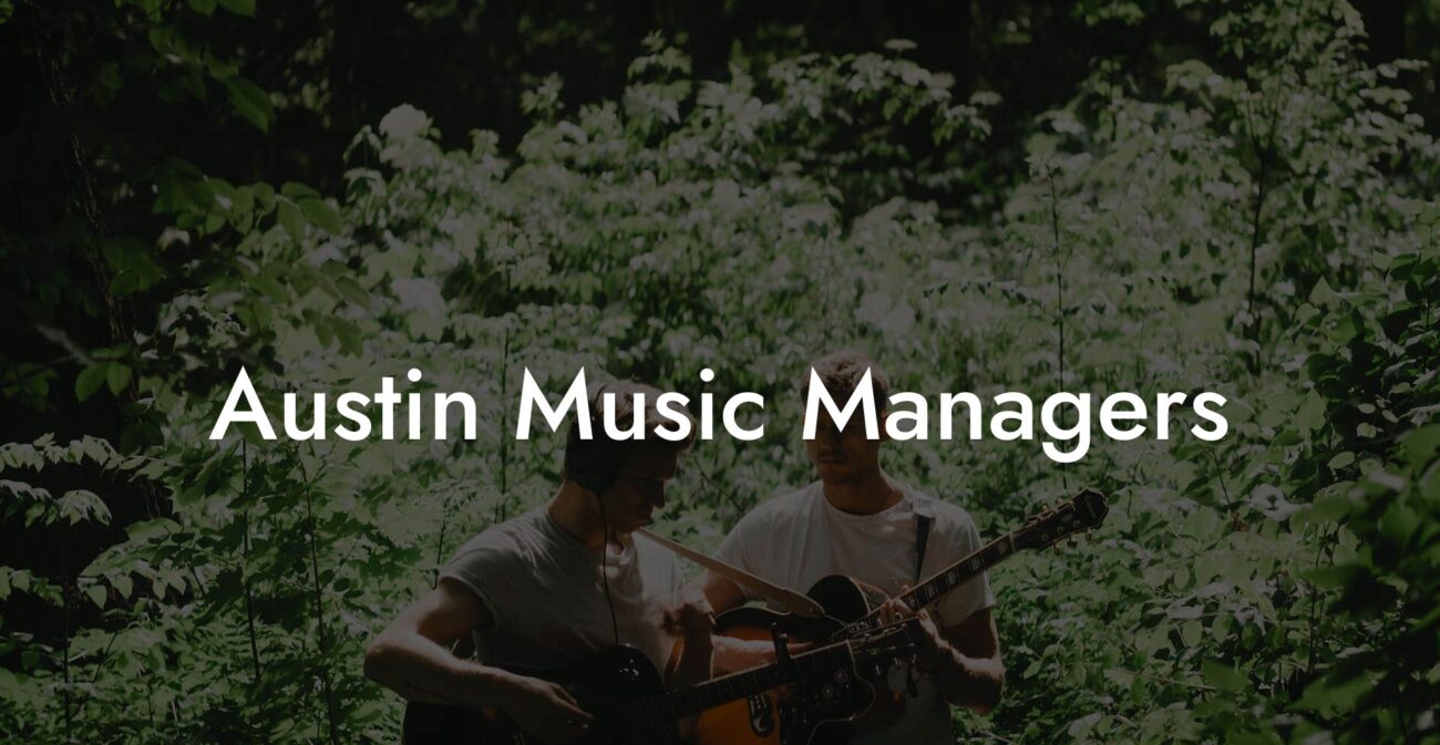 Austin Music Managers