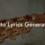 auto lyrics generator lyric assistant