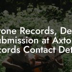 Axtone Records, Demo Submission at Axtone Records Contact Details