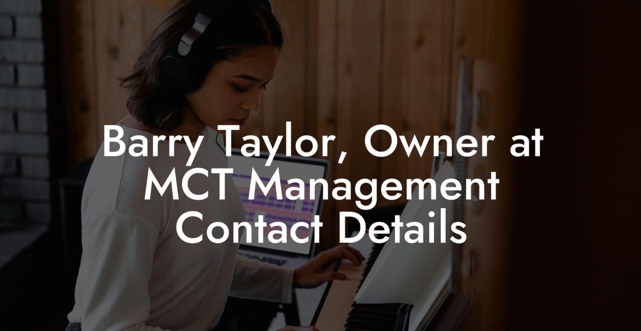 Barry Taylor, Owner at MCT Management Contact Details