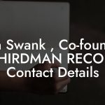 Ben Swank , Co-founder at THIRDMAN RECORDS Contact Details