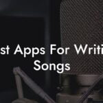 best apps for writing songs lyric assistant