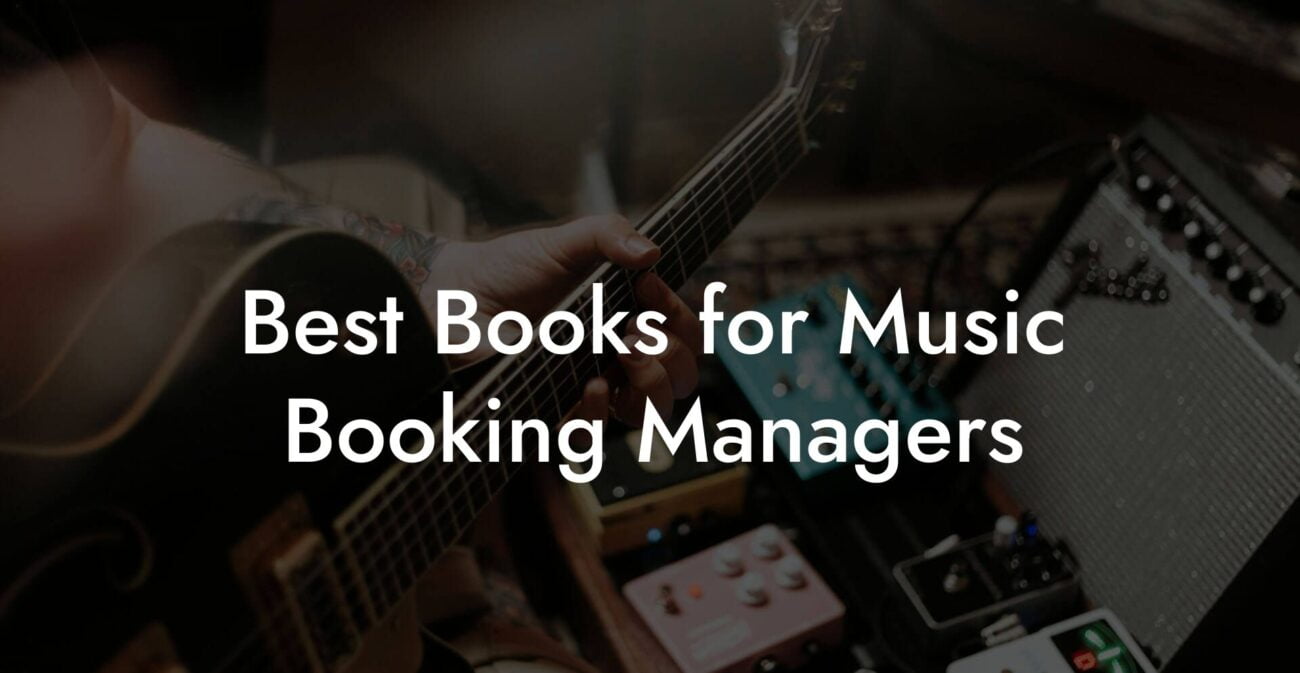 Best Books for Music Booking Managers