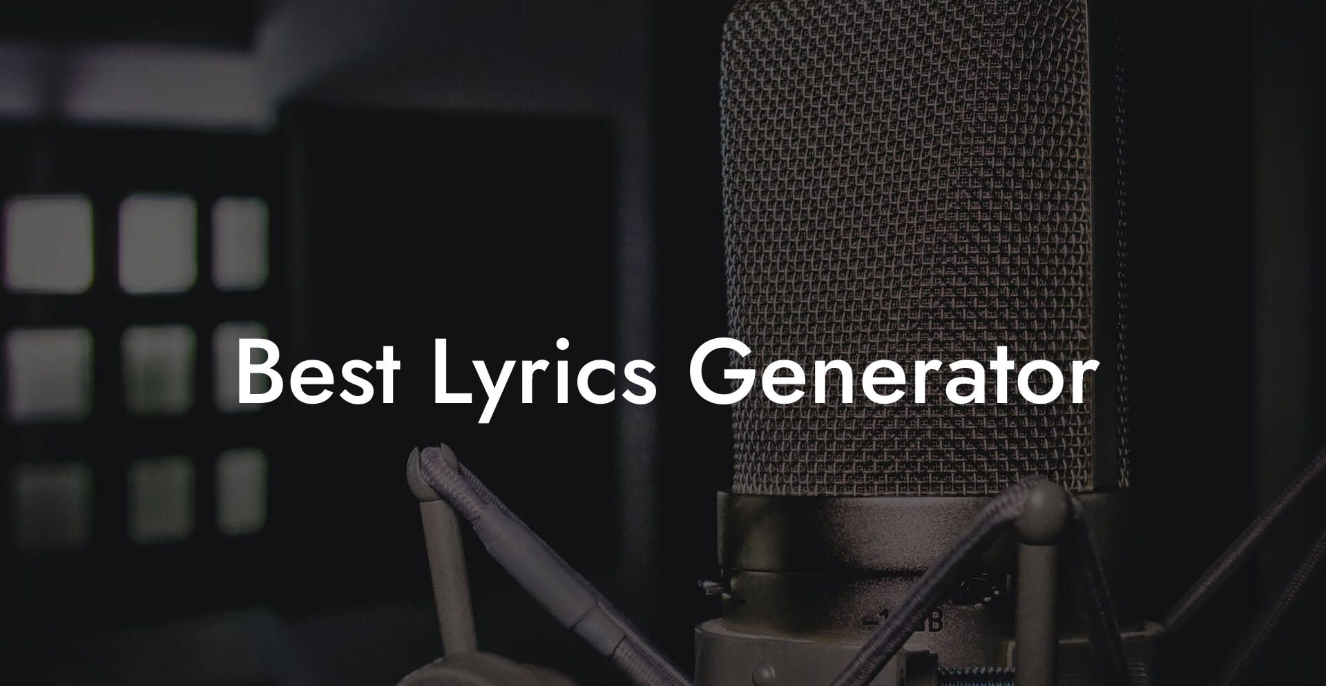 best lyrics generator lyric assistant