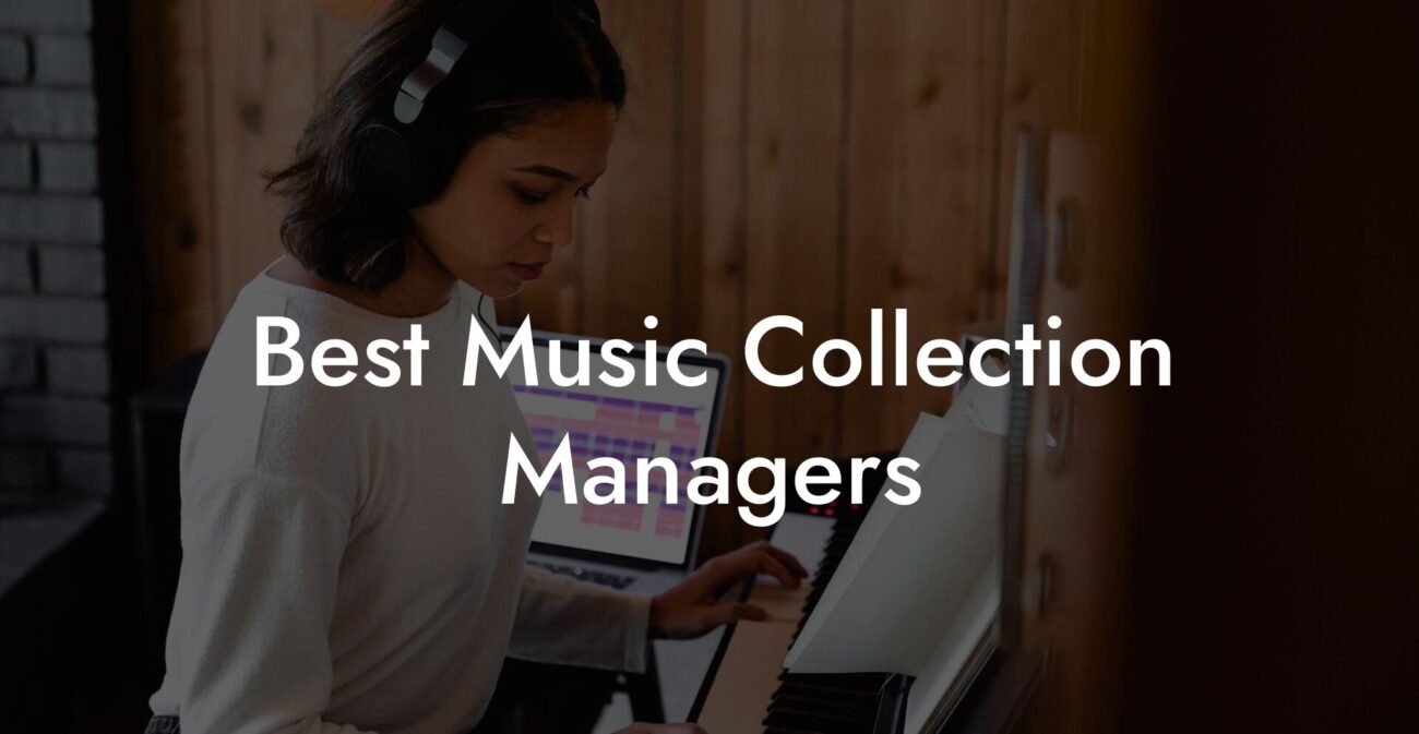 Best Music Collection Managers