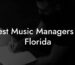 Best Music Managers in Florida