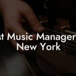 Best Music Managers in New York