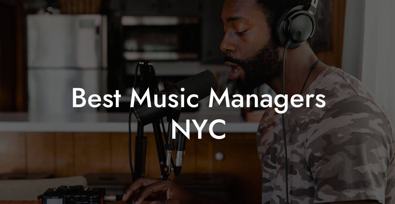 Best Music Managers NYC