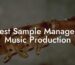 Best Sample Managers Music Production