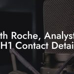 Beth Roche, Analyst at VH1 Contact Details