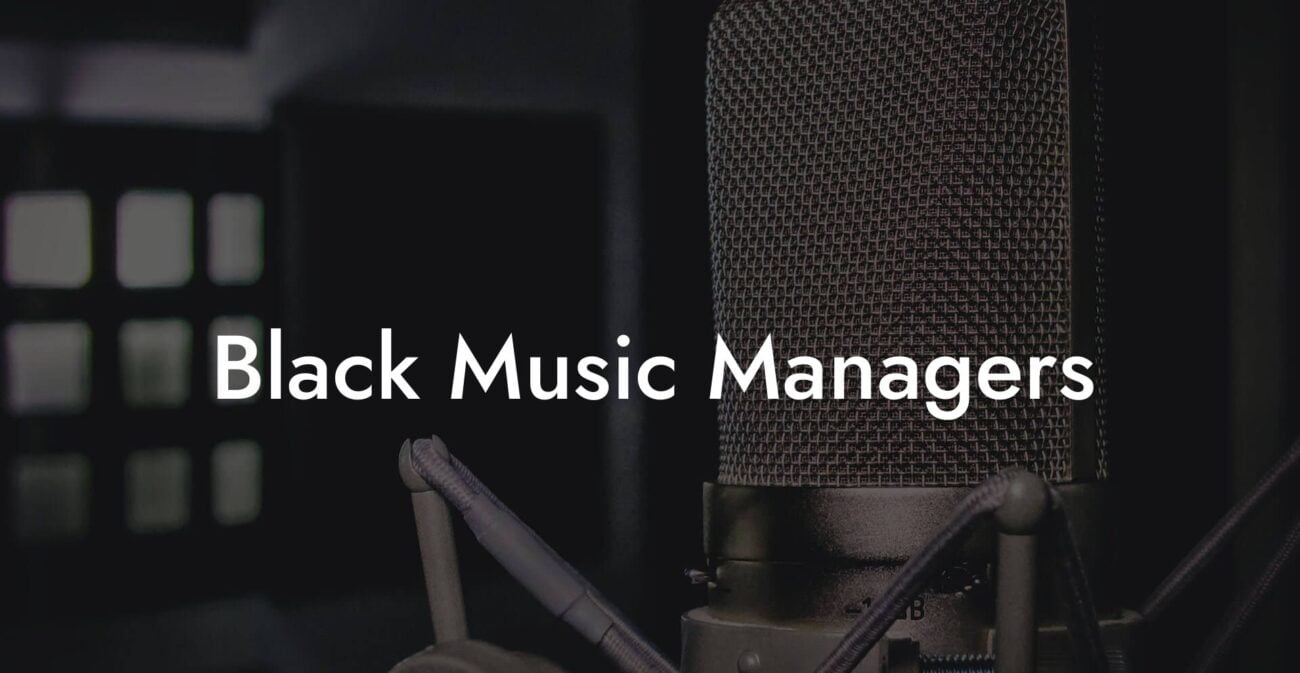 Black Music Managers